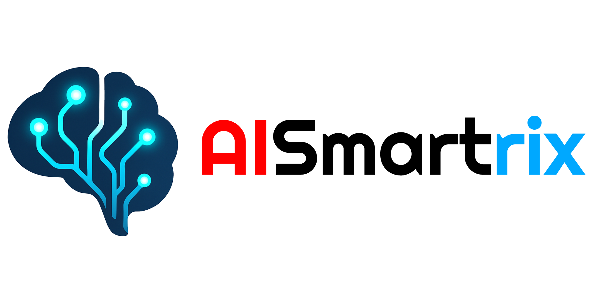 AISmartrix Logo Title - The Future of Smart AI Solutions & Innovations